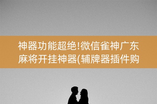 神器功能超绝!微信雀神广东麻将开挂神器(辅牌器插件购买)