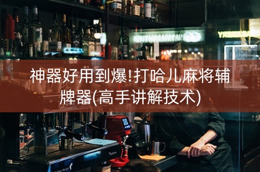神器好用到爆!打哈儿麻将辅牌器(高手讲解技术)