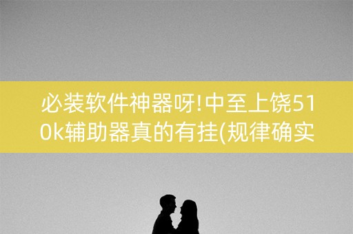 必装软件神器呀!中至上饶510k辅助器真的有挂(规律确实有挂)