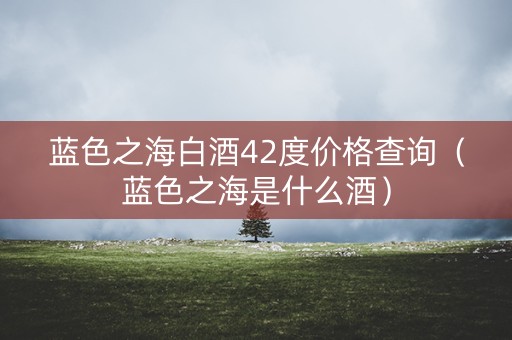 蓝色之海白酒42度价格查询（蓝色之海是什么酒）