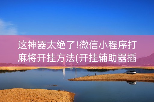 这神器太绝了!微信小程序打麻将开挂方法(开挂辅助器插件)