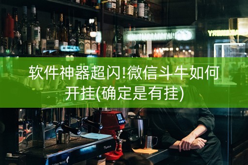 软件神器超闪!微信斗牛如何开挂(确定是有挂)