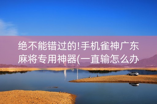 绝不能错过的!手机雀神广东麻将专用神器(一直输怎么办)
