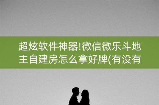超炫软件神器!微信微乐斗地主自建房怎么拿好牌(有没有猫腻)