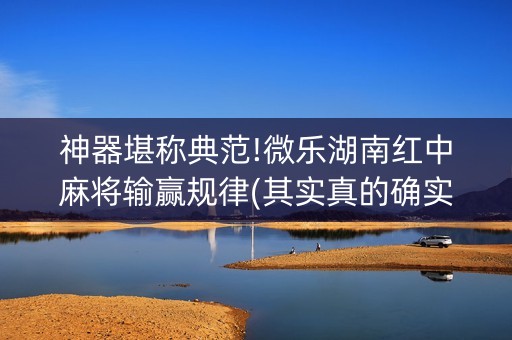 神器堪称典范!微乐湖南红中麻将输赢规律(其实真的确实有挂)