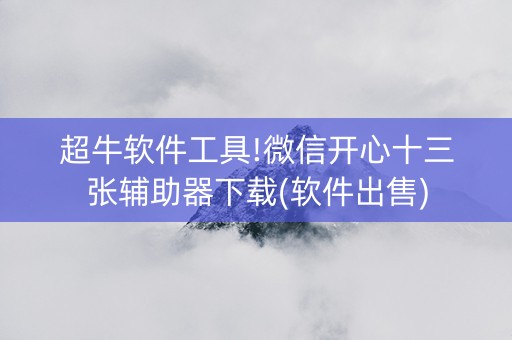 超牛软件工具!微信开心十三张辅助器下载(软件出售) 超牛软件工具!微信开心十三张辅助器下载(软件出售)