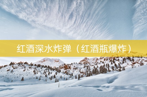 红酒深水炸弹（红酒瓶爆炸）