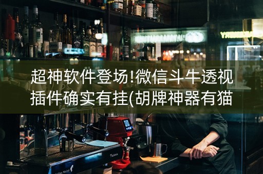 超神软件登场!微信斗牛透视插件确实有挂(胡牌神器有猫腻吗)