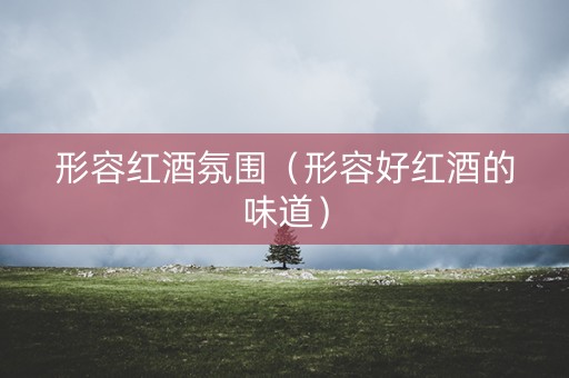 形容红酒氛围（形容好红酒的味道）