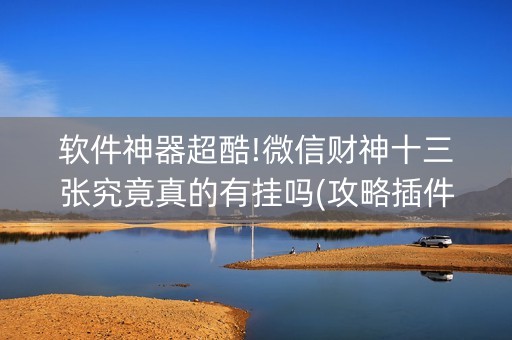 软件神器超酷!微信财神十三张究竟真的有挂吗(攻略插件)