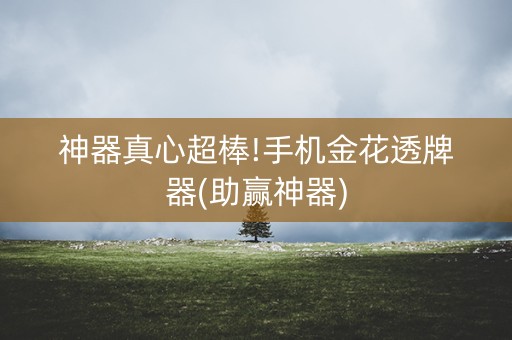 神器真心超棒!手机金花透牌器(助赢神器)
