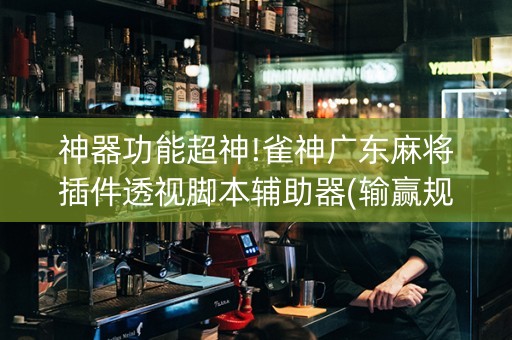 神器功能超神!雀神广东麻将插件透视脚本辅助器(输赢规律)