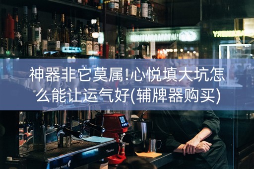 神器非它莫属!心悦填大坑怎么能让运气好(辅牌器购买)