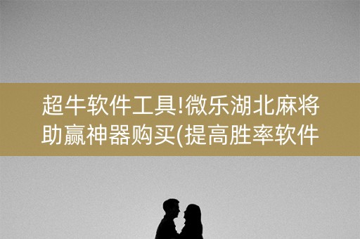超牛软件工具!微乐湖北麻将助赢神器购买(提高胜率软件)
