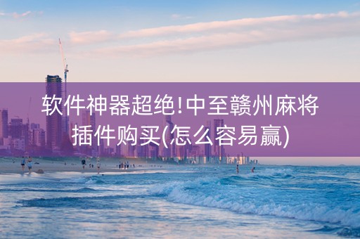 软件神器超绝!中至赣州麻将插件购买(怎么容易赢)