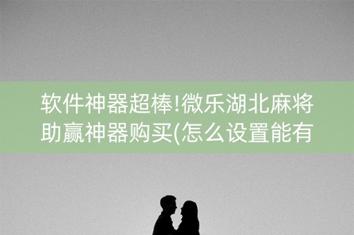 软件神器超棒!微乐湖北麻将助赢神器购买(怎么设置能有好牌)