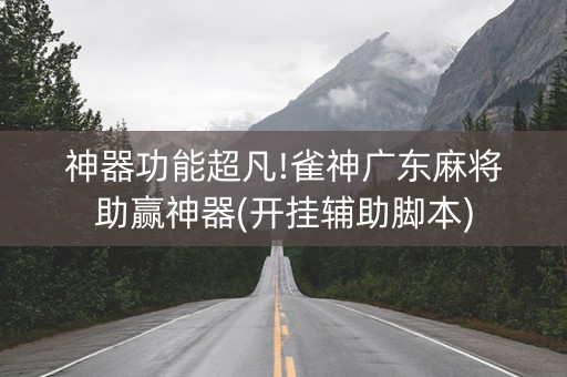 神器功能超凡!雀神广东麻将助赢神器(开挂辅助脚本)