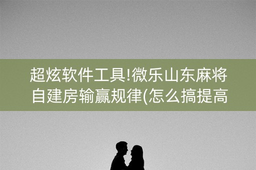 超炫软件工具!微乐山东麻将自建房输赢规律(怎么搞提高胜率)