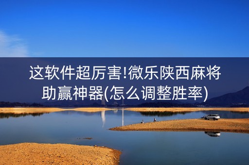 这软件超厉害!微乐陕西麻将助赢神器(怎么调整胜率)