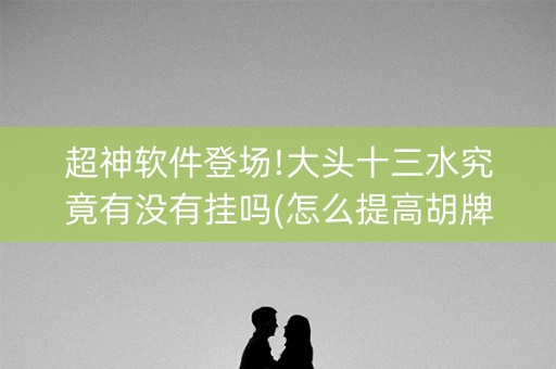 超神软件登场!大头十三水究竟有没有挂吗(怎么提高胡牌率)