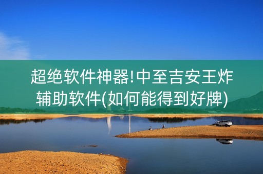 超绝软件神器!中至吉安王炸辅助软件(如何能得到好牌)