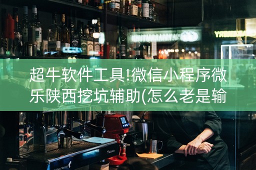 超牛软件工具!微信小程序微乐陕西挖坑辅助(怎么老是输)