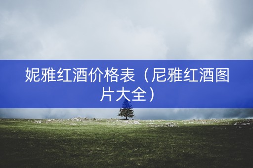 妮雅红酒价格表（尼雅红酒图片大全）