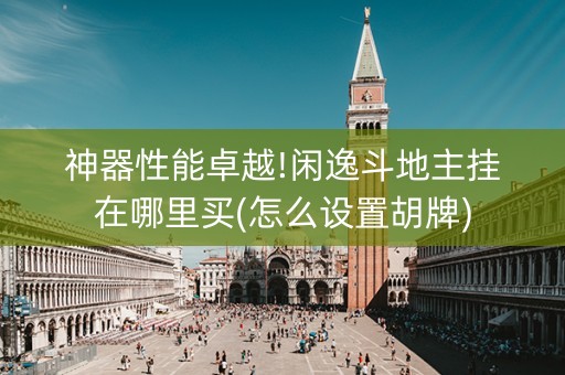 神器性能卓越!闲逸斗地主挂在哪里买(怎么设置胡牌)