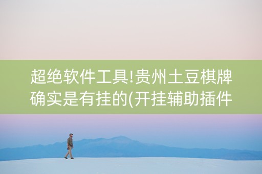 超绝软件工具!贵州土豆棋牌确实是有挂的(开挂辅助插件)
