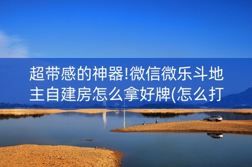 超带感的神器!微信微乐斗地主自建房怎么拿好牌(怎么打会赢)
