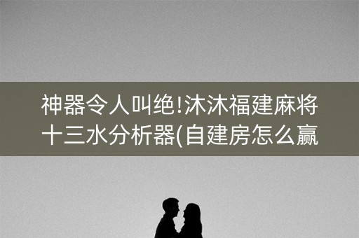神器令人叫绝!沐沐福建麻将十三水分析器(自建房怎么赢)