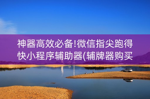 神器高效必备!微信指尖跑得快小程序辅助器(辅牌器购买)
