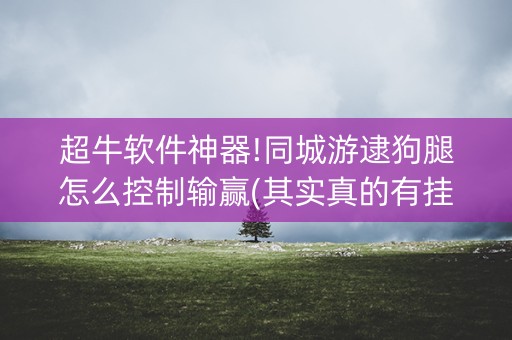 超牛软件神器!同城游逮狗腿怎么控制输赢(其实真的有挂)