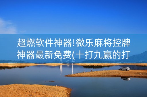 超燃软件神器!微乐麻将控牌神器最新免费(十打九赢的打法)