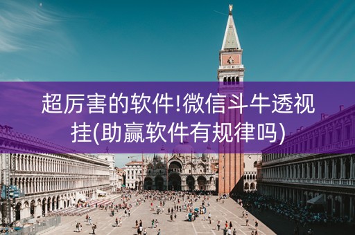 超厉害的软件!微信斗牛透视挂(助赢软件有规律吗)