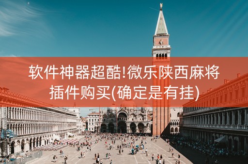 软件神器超酷!微乐陕西麻将插件购买(确定是有挂)