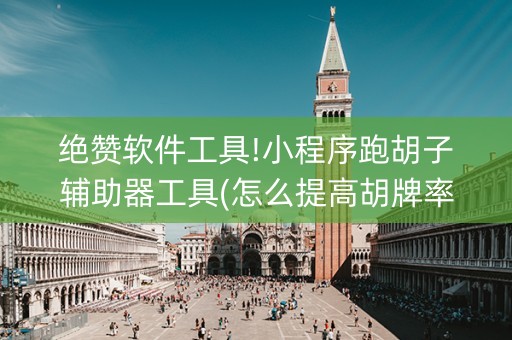 绝赞软件工具!小程序跑胡子辅助器工具(怎么提高胡牌率)