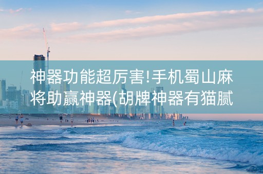 神器功能超厉害!手机蜀山麻将助赢神器(胡牌神器有猫腻吗)