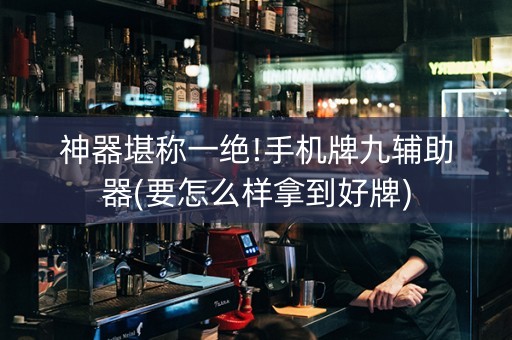 神器堪称一绝!手机牌九辅助器(要怎么样拿到好牌)