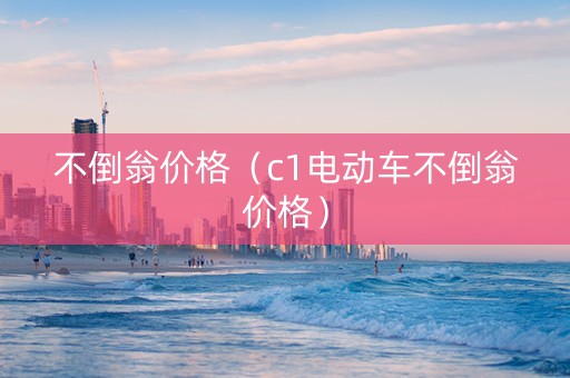 不倒翁价格（c1电动车不倒翁价格）