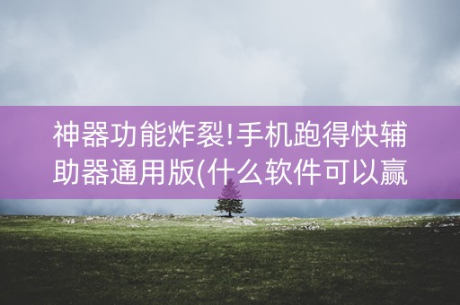 神器功能炸裂!手机跑得快辅助器通用版(什么软件可以赢)