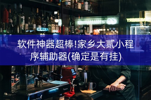 软件神器超棒!家乡大贰小程序辅助器(确定是有挂)
