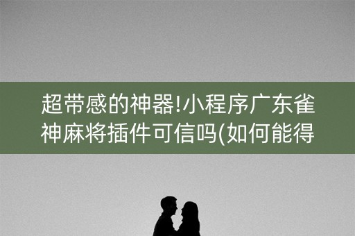 超带感的神器!小程序广东雀神麻将插件可信吗(如何能得到好牌)