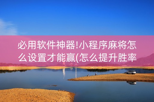 必用软件神器!小程序麻将怎么设置才能赢(怎么提升胜率)