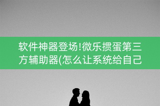 软件神器登场!微乐掼蛋第三方辅助器(怎么让系统给自己好牌)