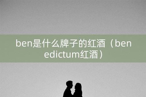 ben是什么牌子的红酒（benedictum红酒）