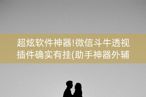 超炫软件神器!微信斗牛透视插件确实有挂(助手神器外辅工具)