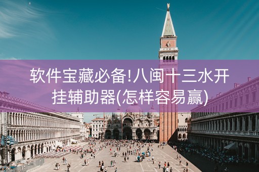 软件宝藏必备!八闽十三水开挂辅助器(怎样容易赢)