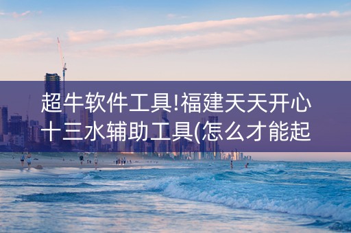 超牛软件工具!福建天天开心十三水辅助工具(怎么才能起到好牌)