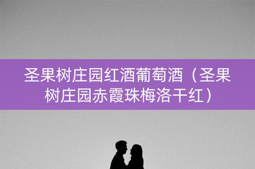 圣果树庄园红酒葡萄酒（圣果树庄园赤霞珠梅洛干红）